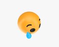 Emoji 053 Crying With Tear Modelo 3d