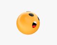 Emoji 059 Speechless With Teeth And Tongue 3D модель