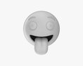 Emoji 069 Smiling With Stuck-Out Tongue 3d model