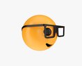 Emoji 074 Smiling With Glasses Modelo 3d