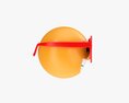 Emoji 082 Laughing With Heart Shaped Glasses 3Dモデル