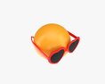 Emoji 082 Laughing With Heart Shaped Glasses Modelo 3d