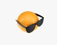 Emoji 089  Laughing With Sunglasses 3d model