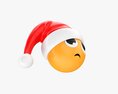 Emoji 093 Disappointed With Santa Hat 3D模型