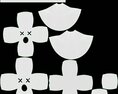 Emoji 094 Dizzy With Santa Hat Modello 3D