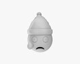 Emoji 098 Crying With Tear And Santa Hat 3D模型
