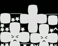 Emoji 100 Tired With Star Shaped Tiara 3Dモデル