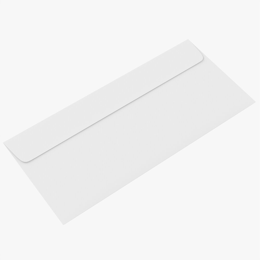 Envelope Mockup 03 3D 모델 