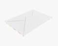 Envelope Mockup 05 White V2 3D 모델 