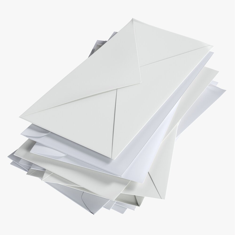 Envelope Stack 3D model
