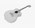 Epiphone J-200 Ec Studio Acoustic Guitar 3d model