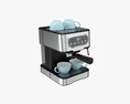 Espresso Coffee Machine With Mug Modelo 3d