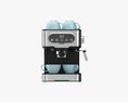 Espresso Coffee Machine With Mug Modello 3D