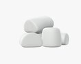 Marshmallows White 3d model