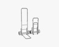 Foldable Transporting Cart 3D 모델 