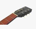 Folk Acoustic Guitar 02 Modello 3D
