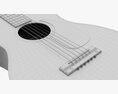 Folk Acoustic Guitar 02 3D模型