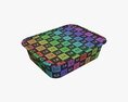 Food Foil Tray 01 3D-Modell