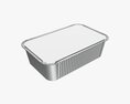 Food Foil Tray 02 3D-Modell
