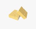 Cheese Square 3D 모델 
