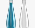 Glass Soda Soft Drink Water Bottle 01 3D модель