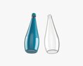 Glass Soda Soft Drink Water Bottle 01 3D-Modell