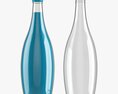 Glass Soda Soft Drink Water Bottle 02 3d model