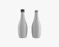 Glass Soda Soft Drink Water Bottle 03 Modèle 3d