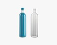Glass Soda Soft Drink Water Bottle 04 3D模型
