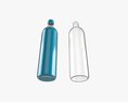 Glass Soda Soft Drink Water Bottle 04 Modello 3D