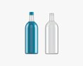 Glass Soda Soft Drink Water Bottle 05 3D модель