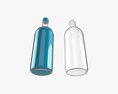 Glass Soda Soft Drink Water Bottle 05 3D 모델 