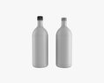 Glass Soda Soft Drink Water Bottle 05 3D-Modell
