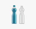 Glass Soda Soft Drink Water Bottle 06 Modelo 3D