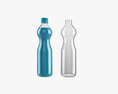 Glass Soda Soft Drink Water Bottle 06 3D модель
