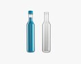 Glass Soda Soft Drink Water Bottle 07 Modello 3D