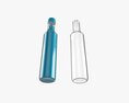 Glass Soda Soft Drink Water Bottle 07 3D-Modell