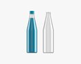 Glass Soda Soft Drink Water Bottle 09 Modelo 3D