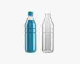Glass Soda Soft Drink Water Bottle 12 3d model