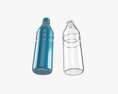 Glass Soda Soft Drink Water Bottle 12 3D-Modell