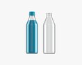 Glass Soda Soft Drink Water Bottle 14 Modello 3D