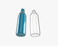 Glass Soda Soft Drink Water Bottle 14 3D модель