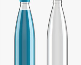 Glass Soda Soft Drink Water Bottle 16 3D model