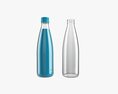 Glass Soda Soft Drink Water Bottle 16 Modelo 3D