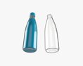 Glass Soda Soft Drink Water Bottle 16 3D 모델 