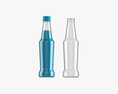Glass Soda Soft Drink Water Bottle 17 3d model