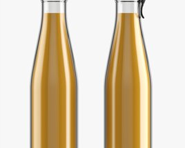 Glass Soda Soft Drink Water Bottle 30 Modelo 3d