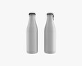 Glass Soda Soft Drink Water Bottle 31 3d model