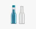 Glass Soda Soft Drink Water Bottle 32 Modello 3D