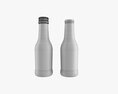 Glass Soda Soft Drink Water Bottle 32 3d model